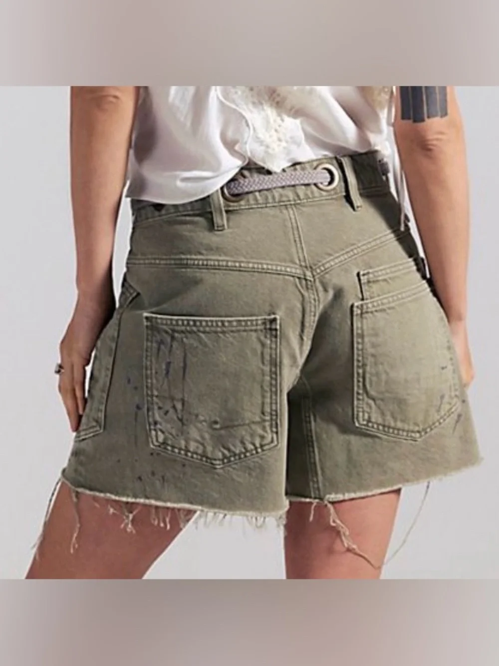 Free People We the Free Moxie Barrel Shorts